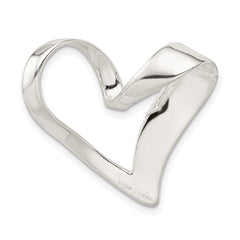 Sterling Silver Heart Slide - 2