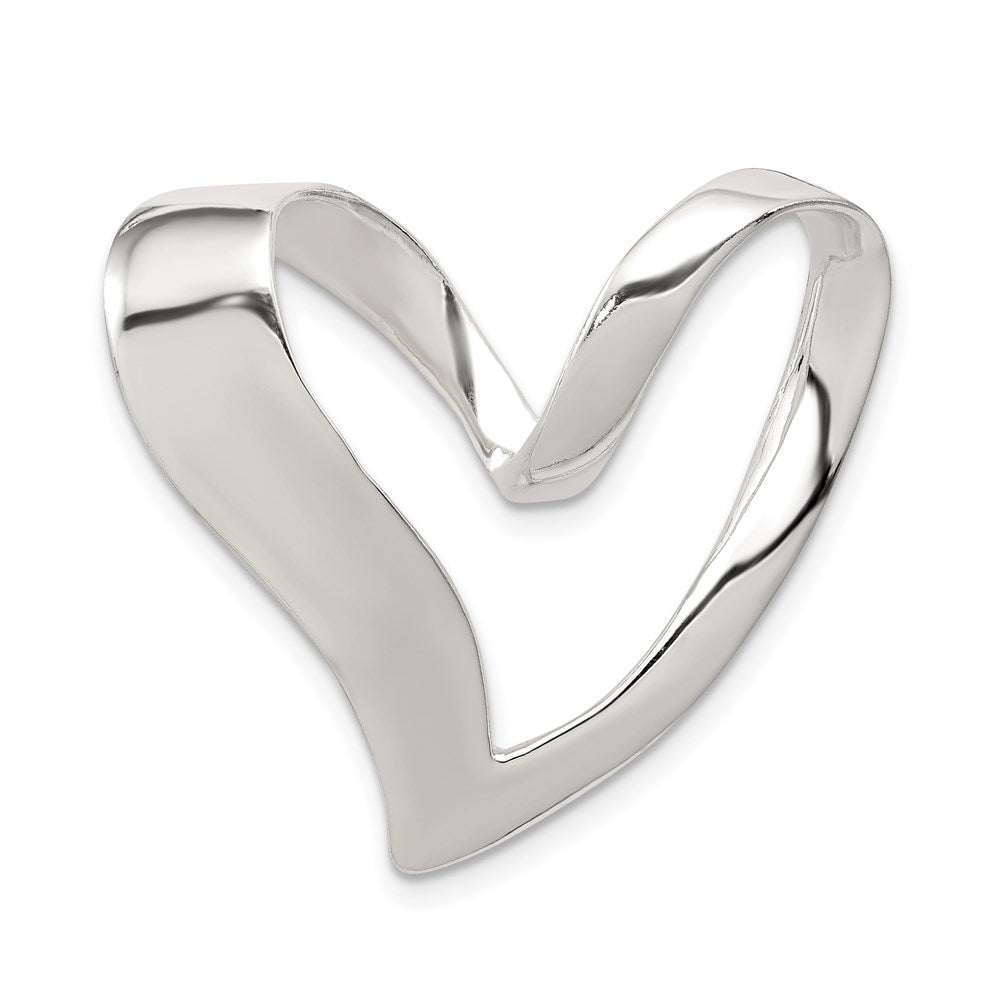 Sterling Silver Heart Slide - 2