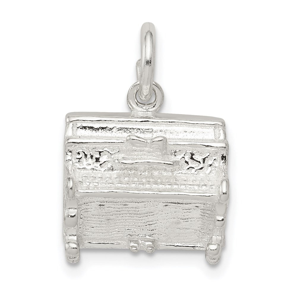 Sterling Silver Piano Charm - 2