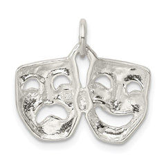 Sterling Silver Comedy/Tragedy Charm - 3