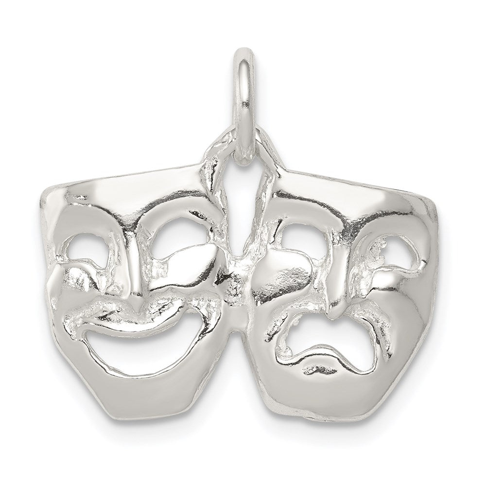 Sterling Silver Comedy/Tragedy Charm - 3