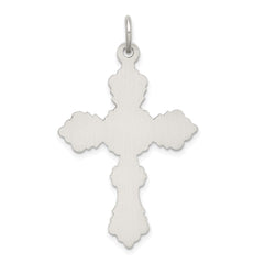 Sterling Silver Antiqued Cross Pendant - 3
