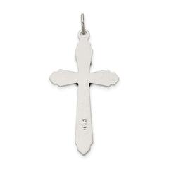 Sterling Silver Antiqued Crucifix Pendant - 6