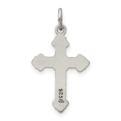 Sterling Silver Antiqued INRI Crucifix Pendant - 6