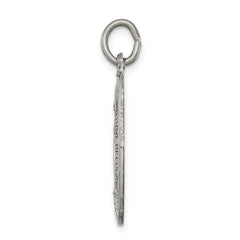 Sterling Silver Antiqued Miraculous Medal - 22