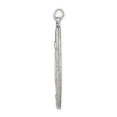 Sterling Silver Antiqued Miraculous Medal - 12