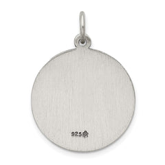 Sterling Silver Antiqued Saint Francis of Assisi Medal - 4