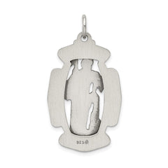 Sterling Silver Antiqued Saint Florian Medal - 5