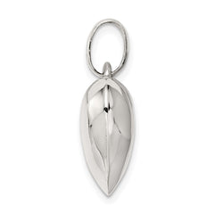 Sterling Silver Puffed Heart Charm - 3