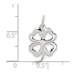 Sterling Silver 4-leaf Clover Charm - 2