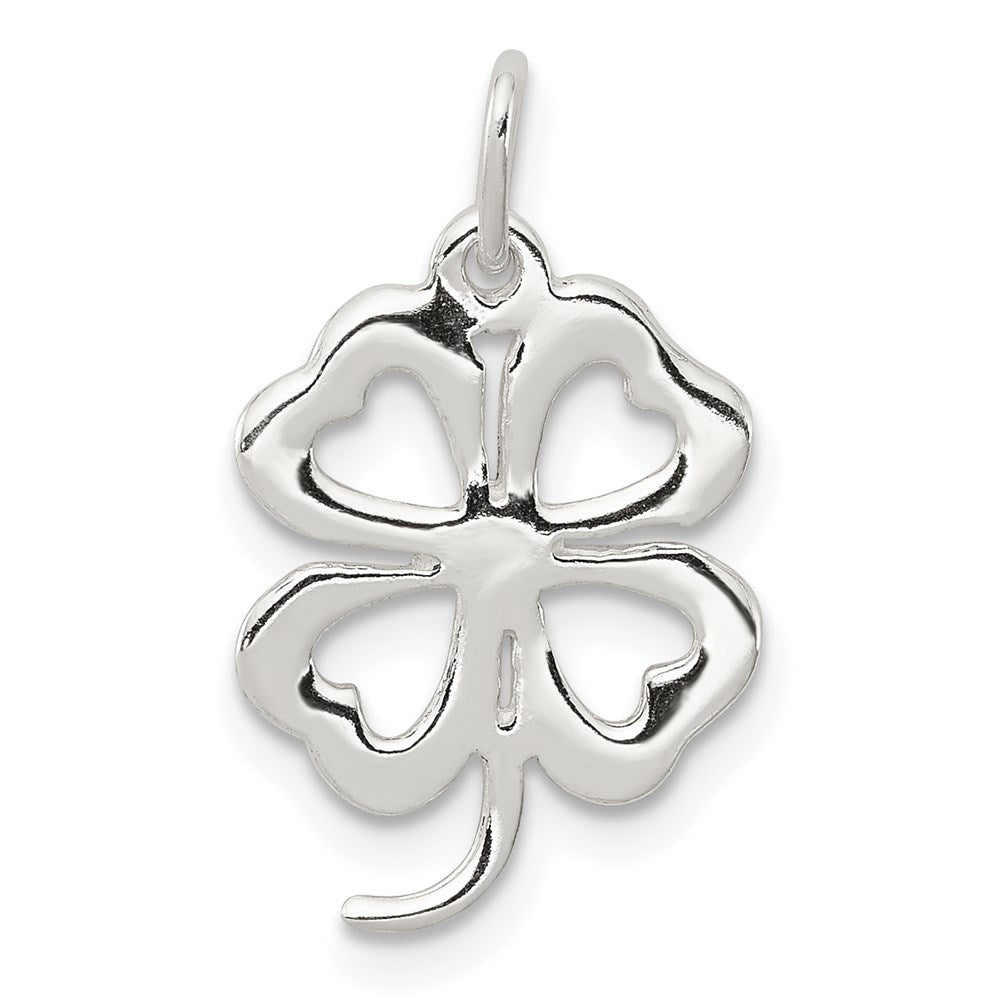 Sterling Silver 4-leaf Clover Charm - 2