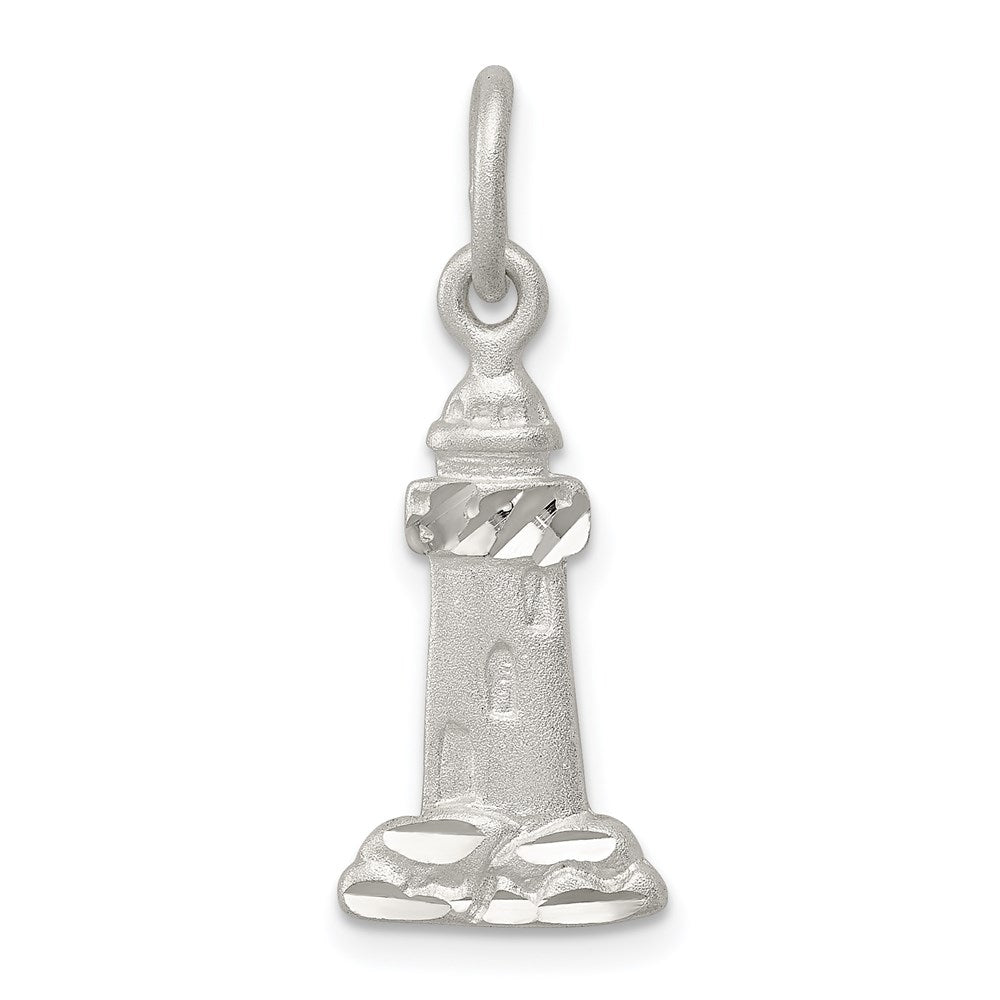 Sterling Silver Lighthouse Charm - 3