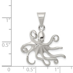 Sterling Silver Octopus Charm - 2