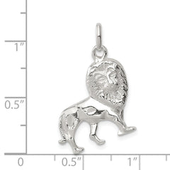 Sterling Silver Lion Charm - 3