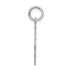 Sterling Silver/Rhodium-plated Brocaded Letter G Initial Pendant