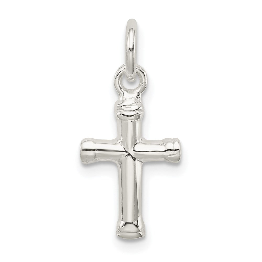 Sterling Silver Cross Charm - 5