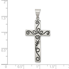 Sterling Silver Latin Cross Pendant - 7