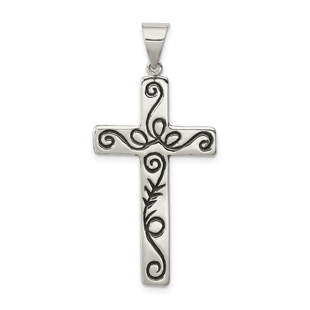 Sterling Silver Latin Cross Pendant - 7