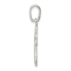 Sterling Silver Budded Cross Pendant - 3