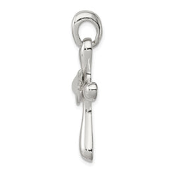 Sterling Silver Dove Cross Pendant - 2