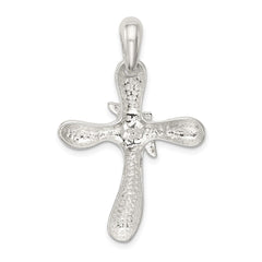 Sterling Silver Dove Cross Pendant - 2