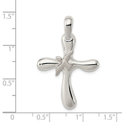 Sterling Silver Dove Cross Pendant - 2