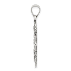 Sterling Silver Antiqued 4-way Medal - 2