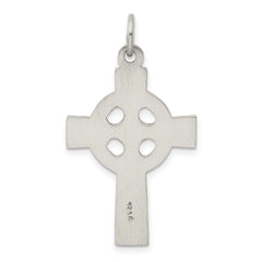 Sterling Silver Antiqued Celtic Cross Charm - 4