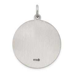 Sterling Silver Antiqued Saint Florian Medal - 4