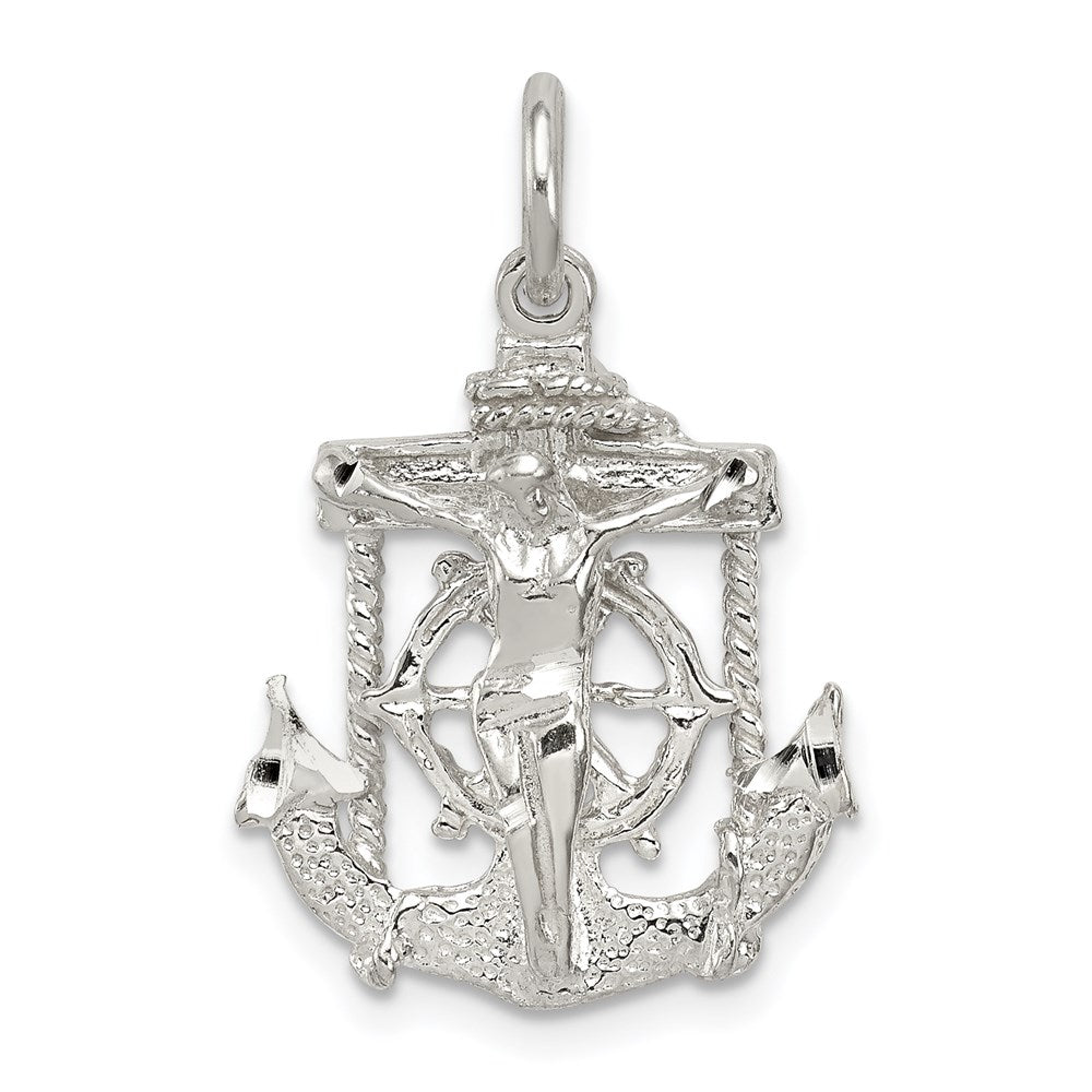 Sterling Silver Mariner Cross Pendant - 2