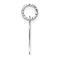 Sterling Silver Rhodium-plated Letter R Initial Charm - 2