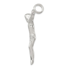 Sterling Silver Corpus (Crucified Christ) Pendant - 3