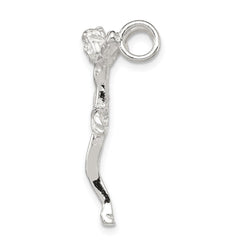 Sterling Silver Corpus (Crucified Christ) Pendant - 4