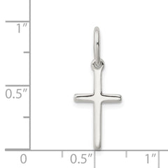 Sterling Silver Polished Latin Cross Charm