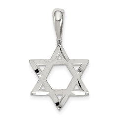 Sterling Silver Star of David Charm - 5