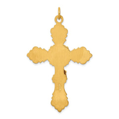 Sterling Silver & 24k Gold -plated INRI Crucifix Pendant - 3