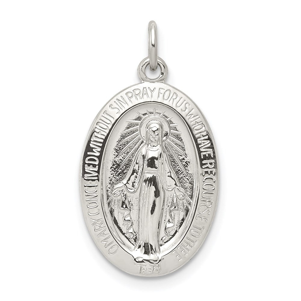 Sterling Silver Miraculous Medal - 9