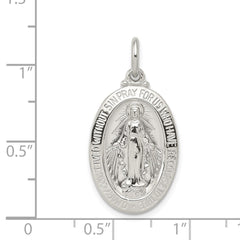 Sterling Silver Miraculous Medal - 4