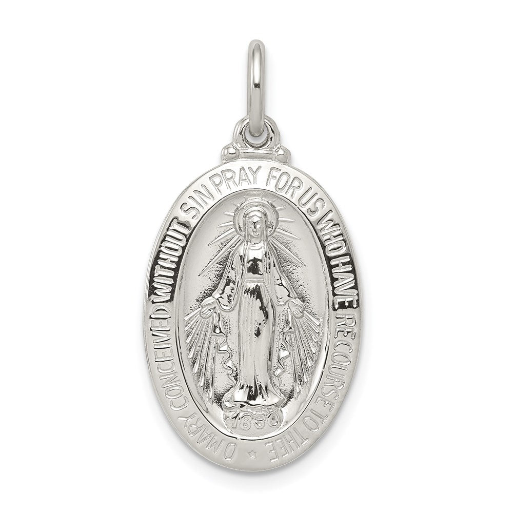 Sterling Silver Miraculous Medal - 4