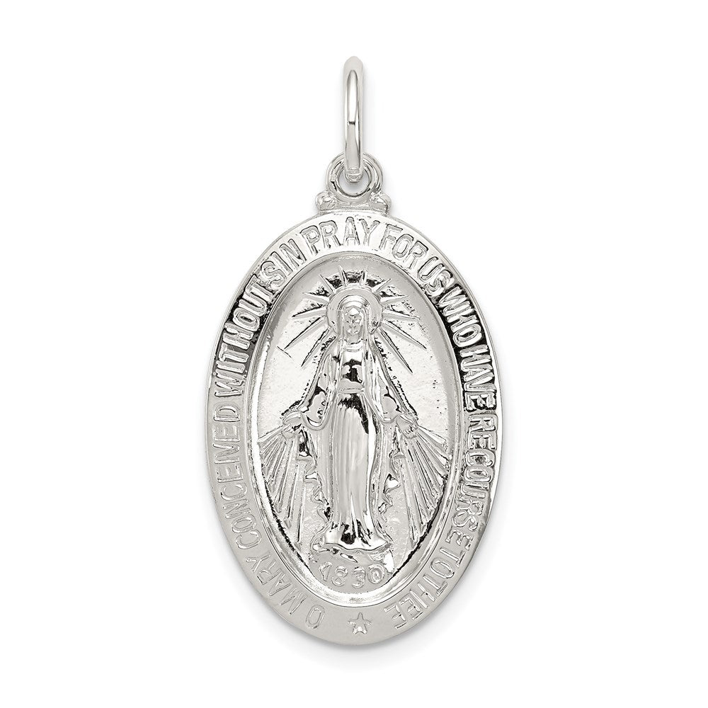 Sterling Silver Miraculous Medal - 5