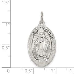 Sterling Silver Miraculous Medal - 6