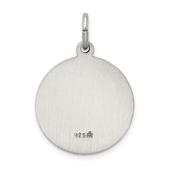 Sterling Silver Antiqued Our Lady of Mount Carmel Medal - 2