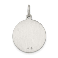 Sterling Silver Antiqued Our Lady of Fatima Medal - 2