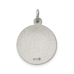 Sterling Silver Antiqued De La Providencia Medal - 2