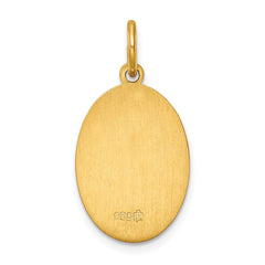 24k Gold-plated Sterling Silver Saint Christopher Medal - 2
