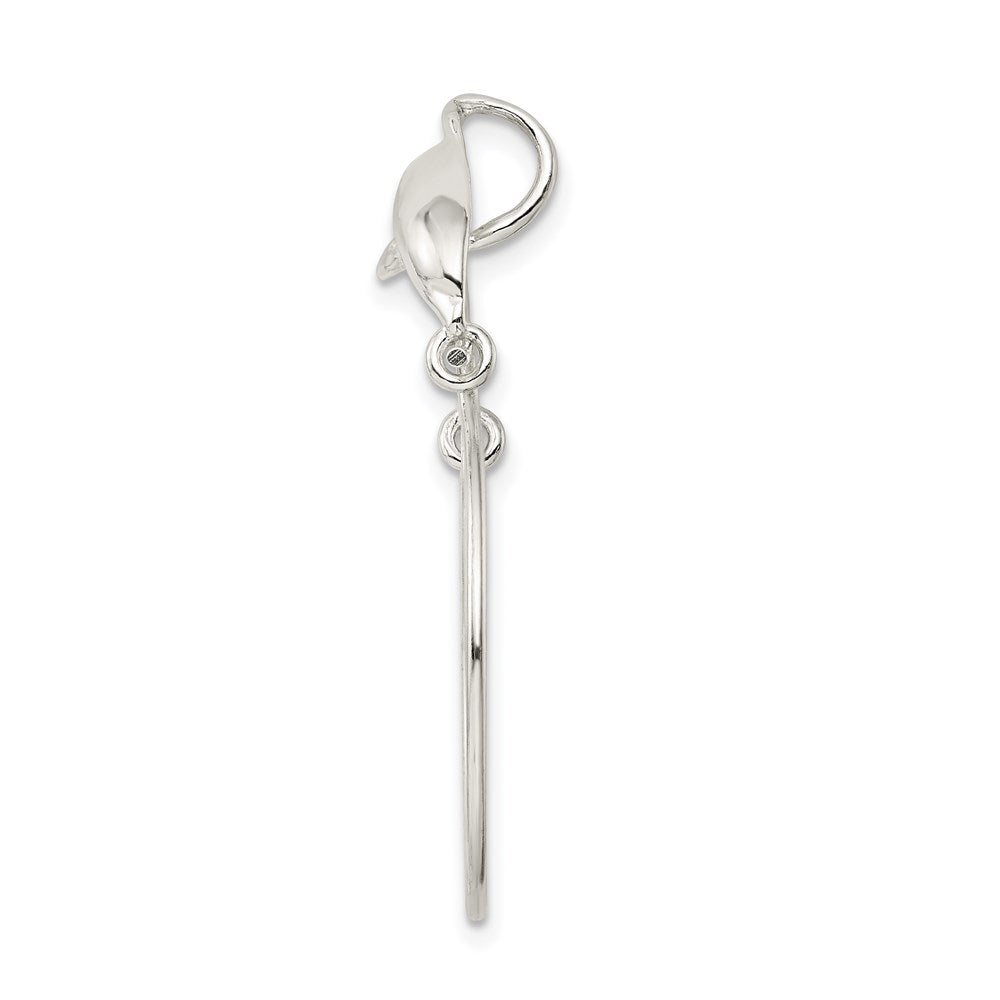 Sterling Silver Dolphin Charm Holder - 2