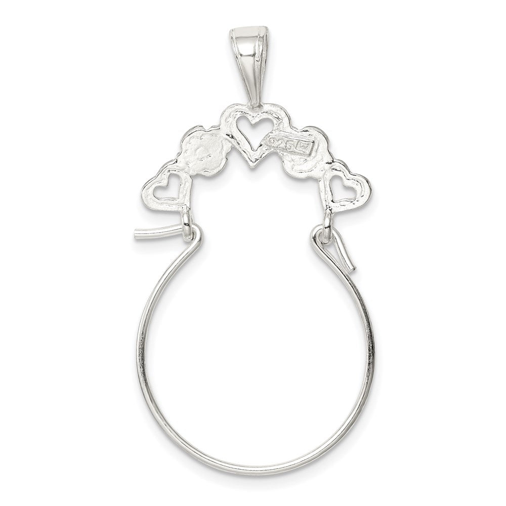 Sterling Silver Heart Charm Holder