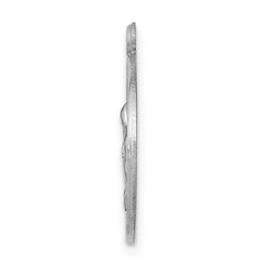 Sterling Silver Rhodium-plated Saint Joseph Medal - 2