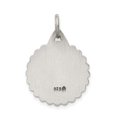 Sterling Silver Antiqued Saint Jude Thaddeus Medal - 3
