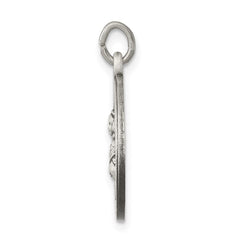 Sterling Silver Antiqued Saint Lucy Medal